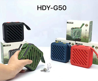 HDY-G50 Bluetooth Speaker 5W with Battery Life up to 4 hours Black