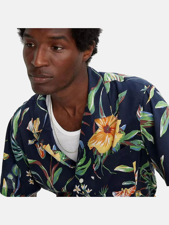 Sunset Camp Kurzärmlig Hemd Blumen Multi-color