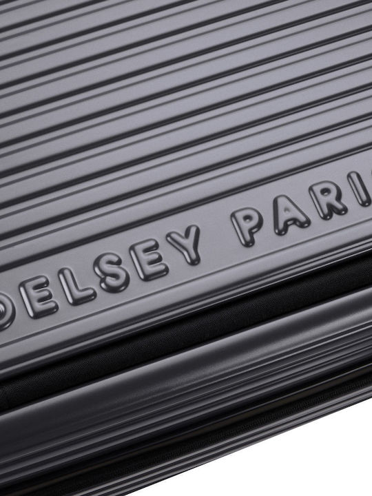 Delsey Securitime Μεσαία Βαλίτσα Ταξιδίου Σκληρή Anthracite με 4 Ρόδες Ύψους 66εκ.