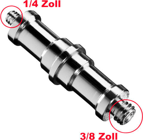 Walimex Spigot 3/8 inch - 1/4 inch Accessory