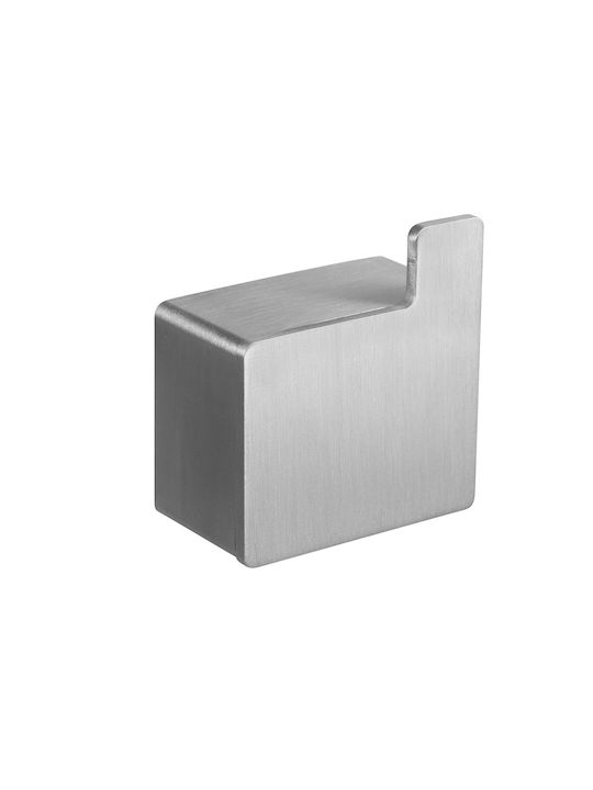 Kapitan Single Wall-Mounted Bathroom Hook ​5.5x5.5cm Inox Gray