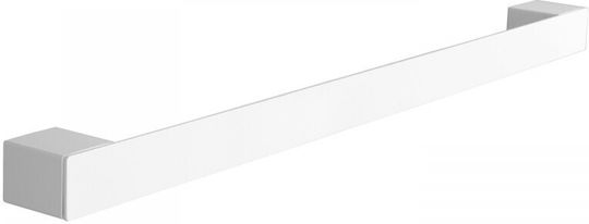 Kapitan Calea ferată de Baie Simplă De Perete cu șuruburi ​70x70cm Inox Gri