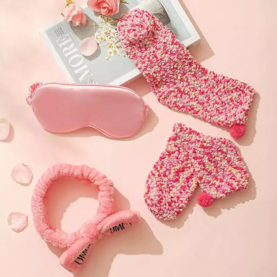 Set Cadou Spa pentru Femei Pachet de Îngrijire a Băii Roz