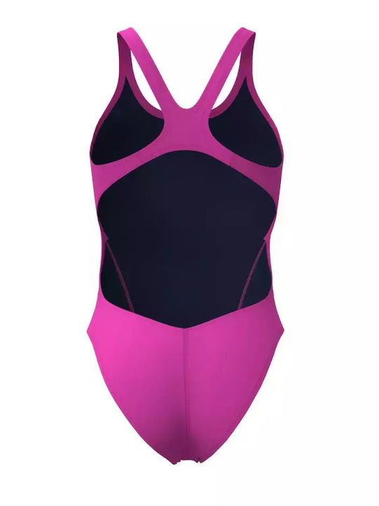 Arena Team Tech One-Piece Swimsuit Pink