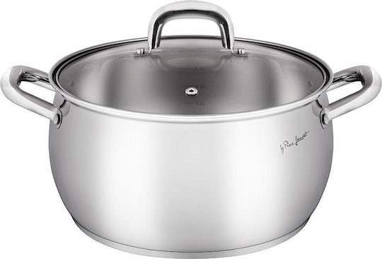 Lamart Tiefer Edelstahl-Topf 6Es / 24cm