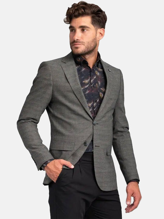 Vittorio Artist Men's Suit Jacket Slim Fit Olive