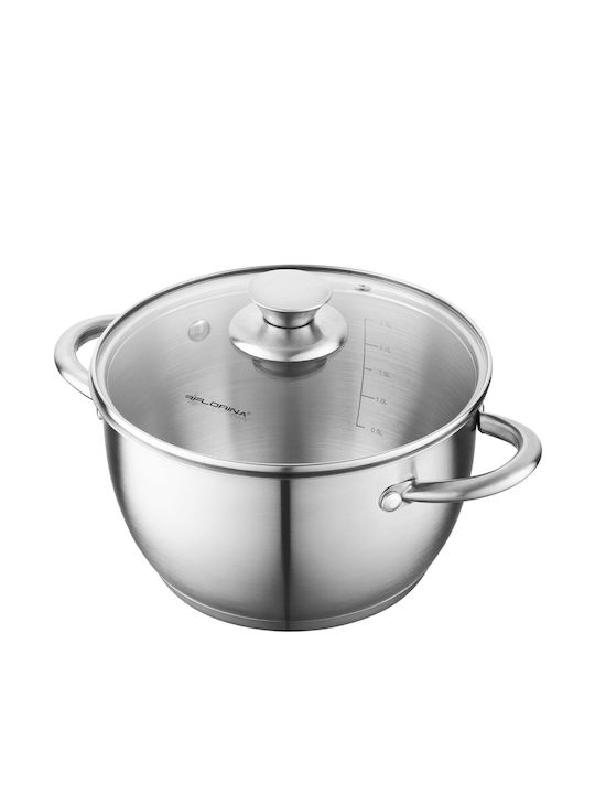 Florina Βαθιά Ανοξείδωτη Κατσαρόλα 3.3lt / 20cm
