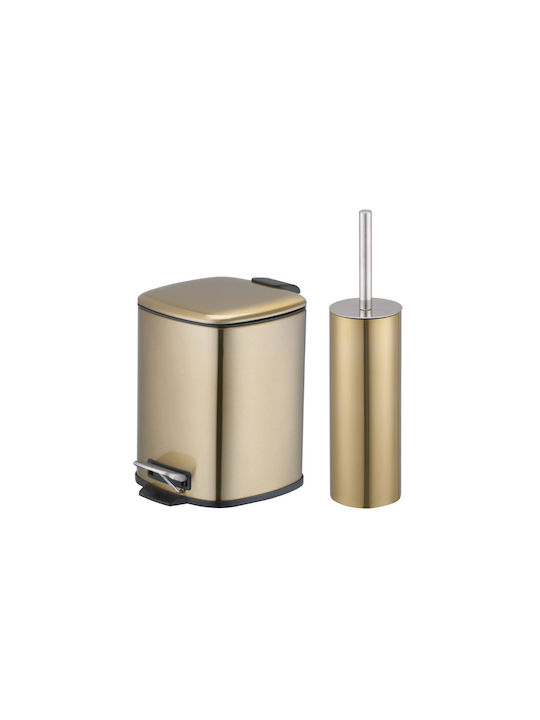 Cyclops Inox Toilet Brush Gold