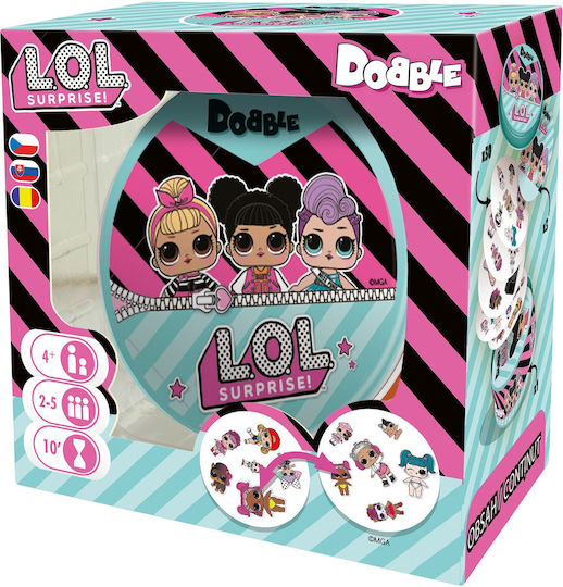 Επιτραπέζιο Παιχνίδι Dobble L.O.L Surprise για 2-5 Παίκτες 4+ Ετών Asmodee