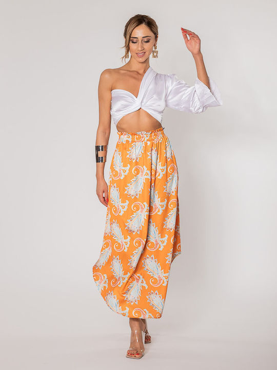 Asymmetric Maxi Skirt Lol