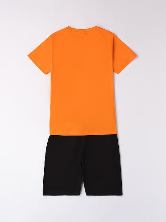 iDO Kids Set with Shorts Summer 2pcs Orange