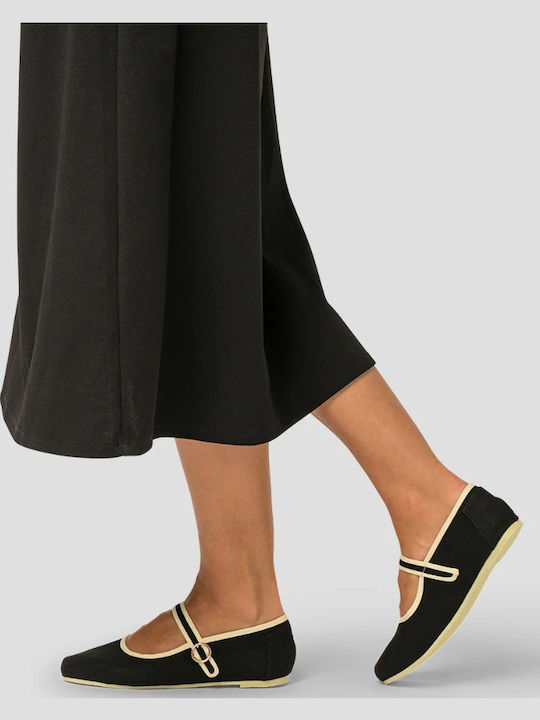 Damen Ballerinas in Schwarz Farbe