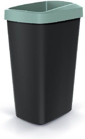 Prosperplast Keden Compacta Q Coș de Gunoi Plastic Green / Black 45lt 1buc