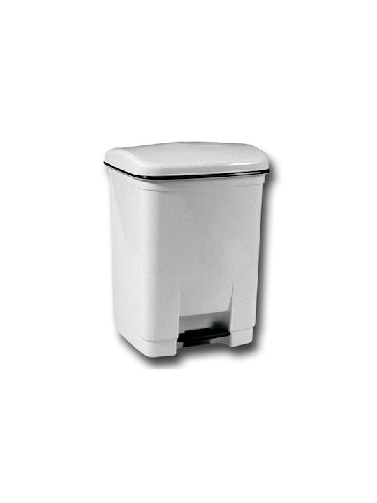 Viomes Plastic Pedal Waste Bin 28lt Gray