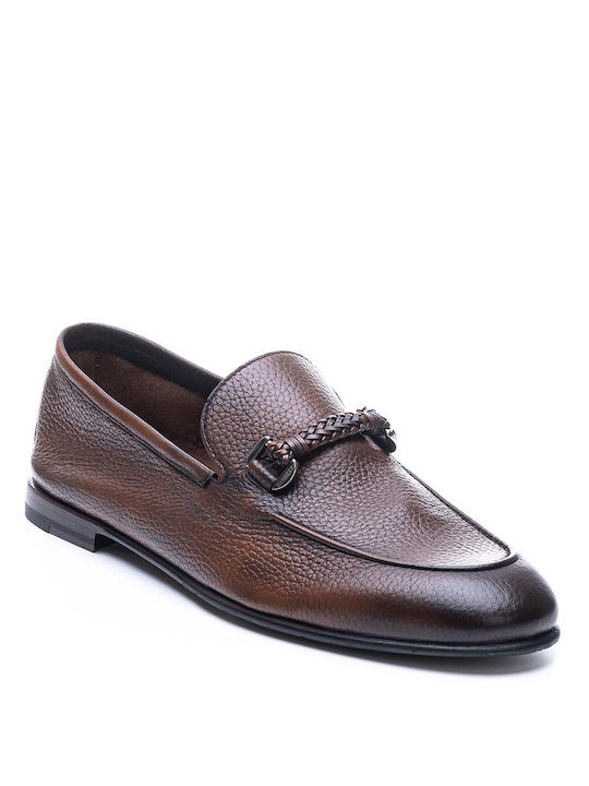 BARRETT LEATHER MOCASINS - Taba 221U024/CUOIO