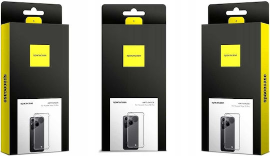 Spacecase Anti-shock Back Cover Silicone 1mm with Strap Transparent (Huawei Pura 70 Pro)