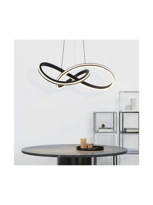 V-TAC Pendant Light LED with Warm to Cool White Light Black