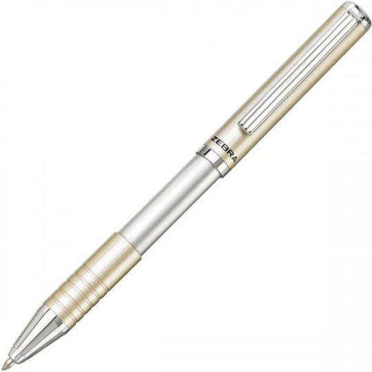 Zebra Pen Ballpoint 0.7mm Gold with Blue Ink