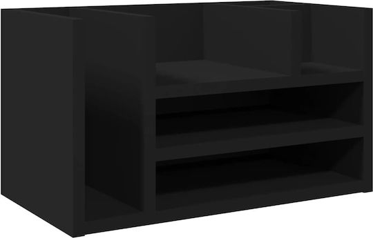 Wooden Paper Holder in Black Color 24x25x44.5cm