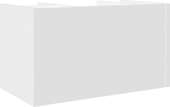 Ξύλινη Θήκη Χαρτιών σε Γκρι Χρώμα 24x25x44.5εκ. 1τμχ