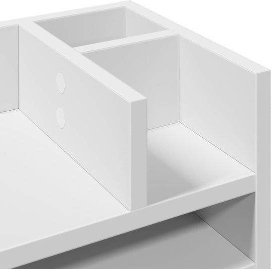 Ξύλινη Θήκη Χαρτιών σε Γκρι Χρώμα 24x25x44.5εκ. 1τμχ