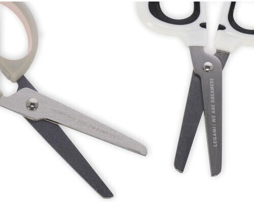 Legami Milano Children's Scissors for Crafts Left-Handers 12cm with Plastic Blade Gray 1pcs