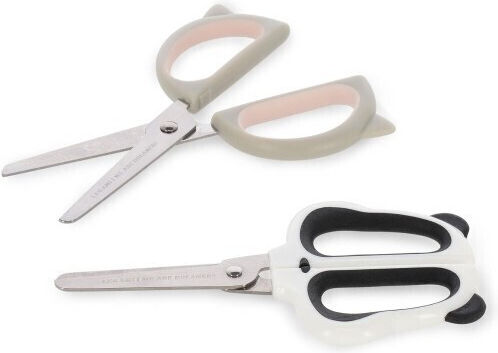 Legami Milano Children's Scissors for Crafts Left-Handers 12cm with Plastic Blade Gray 1pcs