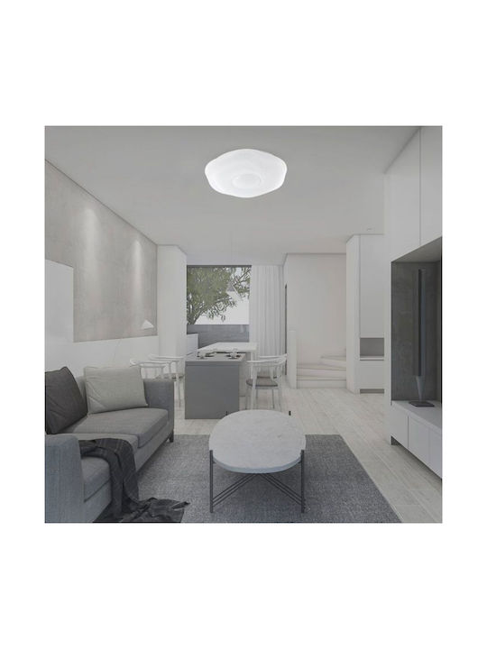 V-TAC Στρογγυλό Εξωτερικό LED Panel 30W με Φυσικό Λευκό Φως