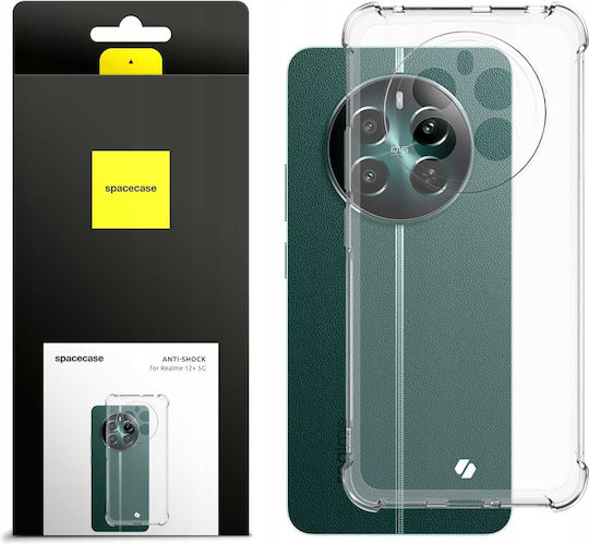Spacecase Anti-shock Back Cover Silicone 1mm with Strap Transparent (Realme 12 Plus - OEM)