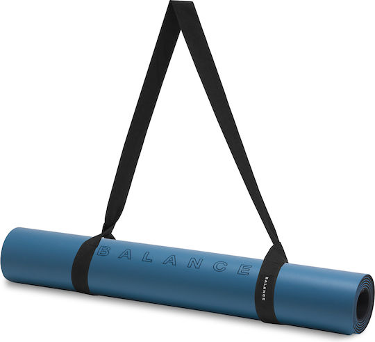 Activeshop Στρώμα Γυμναστικής Yoga Μπλε (185x68cm)