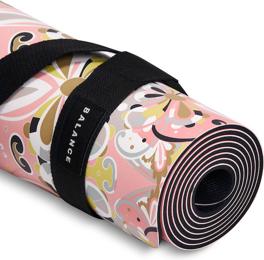 1103 Στρώμα Γυμναστικής Yoga Ροζ (185x68cm)