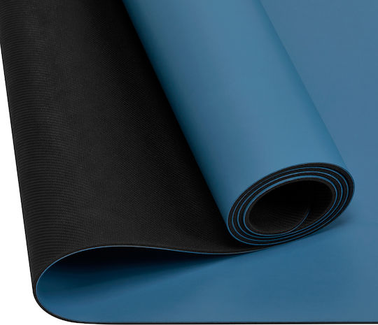 Activeshop Στρώμα Γυμναστικής Yoga Μπλε (185x68cm)