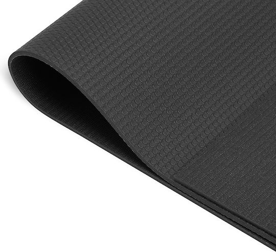 Activeshop Στρώμα Γυμναστικής Yoga Μαύρο (183x61cm)