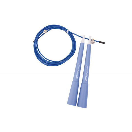 Spokey Crossfit Jump Rope Springseil Geschwindigkeit mit Gewicht Blau
