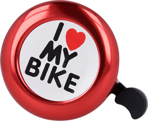 Forever I Love My Bike Велосипедно камбанче Червен