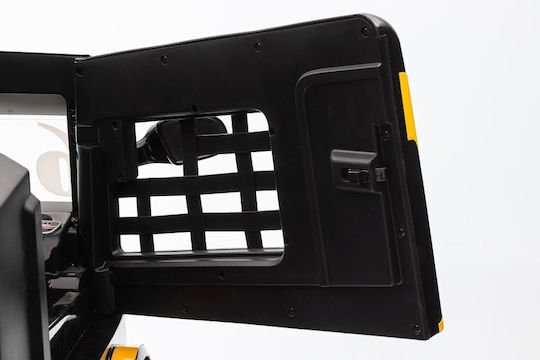 XMX622B Mașină + Remorcă cu Ecran LCD Camion Cu Un Loc Cu Telecomandă 12 Volți Galben Pentru 3+ Ani