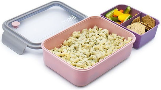 Melii Plastik Kinder Lebensmittelbehälter 1.25Es Flieder