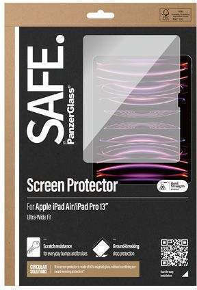 PanzerGlass 0.3mm Tempered Glass (Apple iPad Pro 13"(2024 - 7th gen - M4) & iPad Air 13"(2024 - 1st gen - M2))