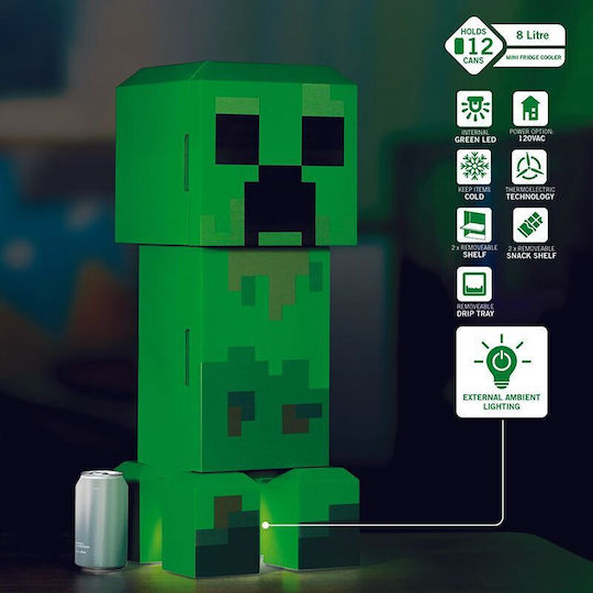 Ukonic Minecraft Creeper Mini Bar Ξενοδοχείου 8lt