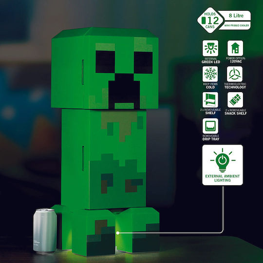 Ukonic Minecraft Creeper Mini Bar Ξενοδοχείου 8lt