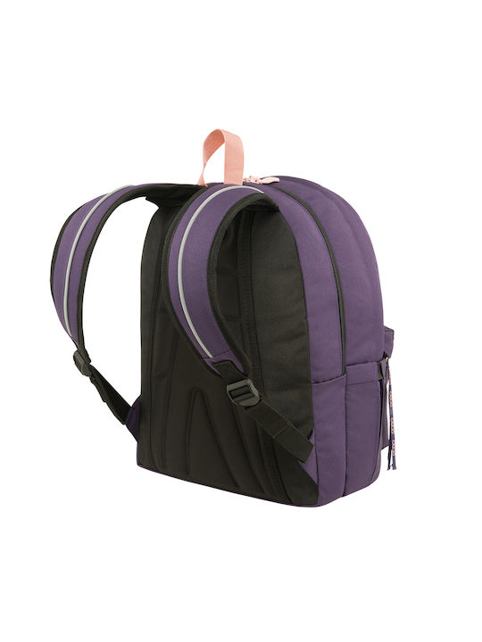 Polo Original Double Scarf School Bag Backpack Junior High-High School in Purple color