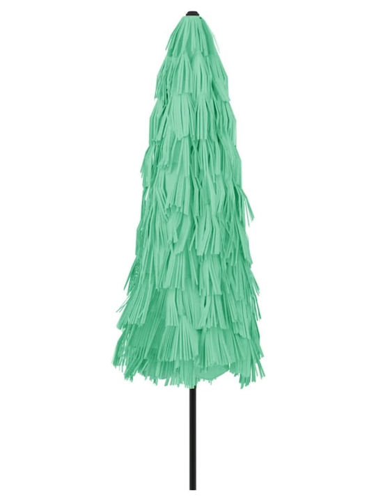 Umbrelă Rotundă Metalică Verde Φ3.24xÎ2.47m