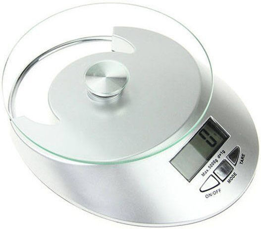 Verk Group Cântar Digital de Bucătărie cu Bol până la 5kg Argintiu