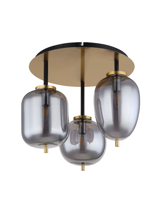 Globo Lighting Blacky Πλαφονιέρα 46εκ.