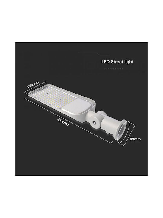 V-TAC Outdoor Floor Light LED Road 30W with Natural White Light IP65 White