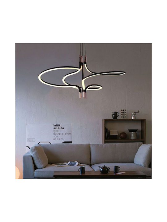 V-TAC Pendant Light White LED with Warm White Light 56x120cm