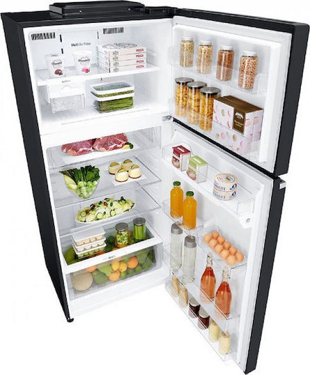 Frigider cu două uși 506lt Total NoFrost Î180xL78xA70cm. Negru GTB744BMBED