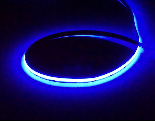 Eco Light Ταινία LED 12V Μπλε Φως 5m Τύπου COB