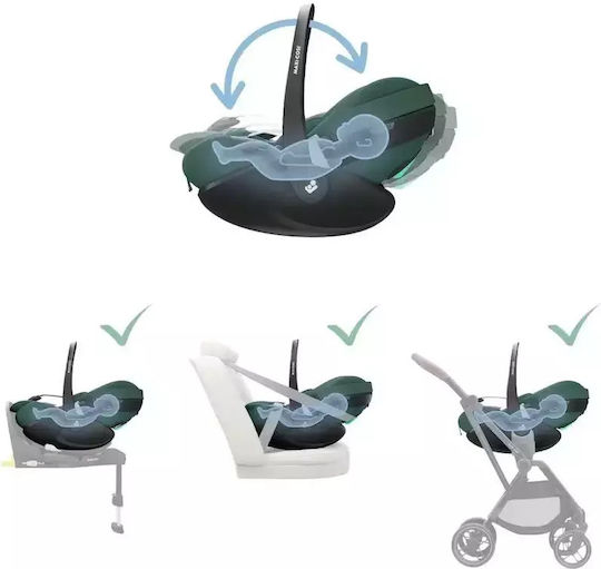Maxi-Cosi Pebble 360° Καθισματάκι Αυτοκινήτου i-Size Essential Green