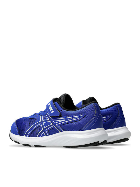 Contend 9 PS Kids Sports Shoes Running with Hoop & Loop Closure Blue